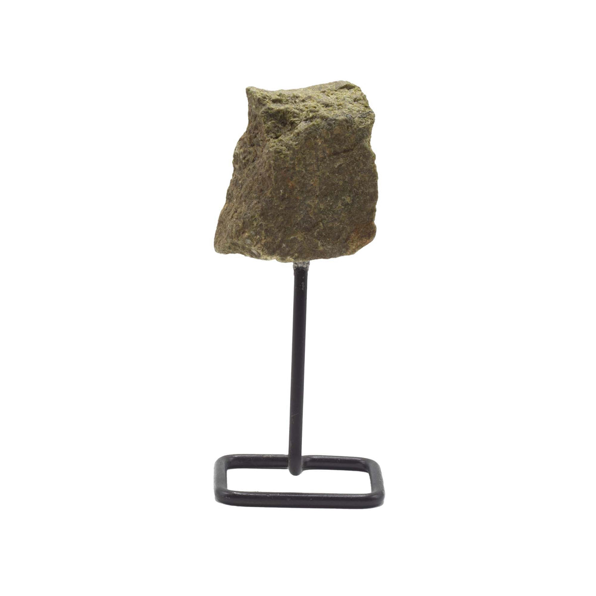 Mineral Specimen on Metal Stand - Epidote
